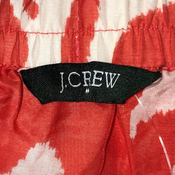 J. Crew Orange and White Patterned Skirt - Picture 8 of 9